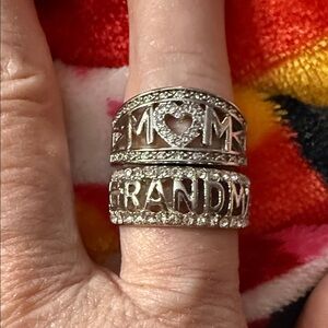 New Women’s Silver Rings for Mom size 6 & Grandma size 7.25
